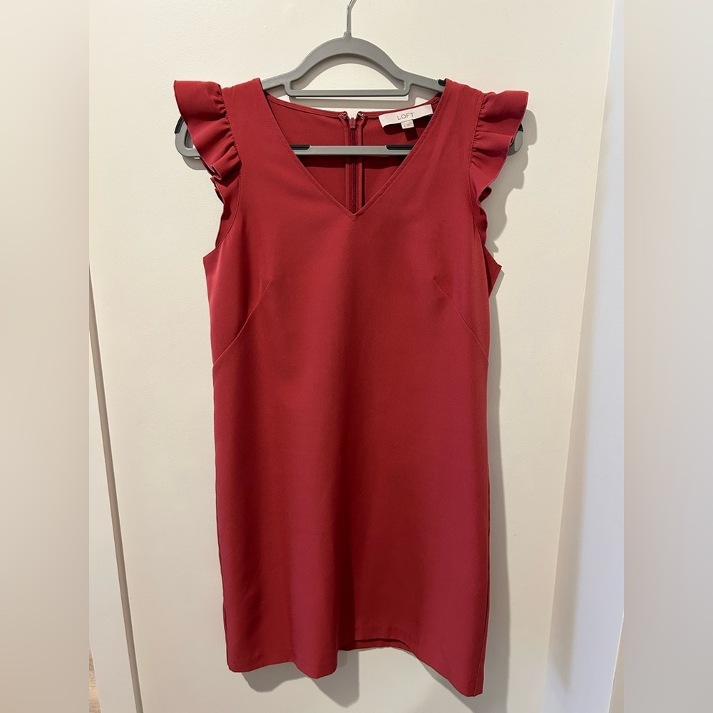 Red professional dress